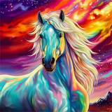 Pferd 5d Diy Diamond Painting Diamant Malerei Set MJ9346