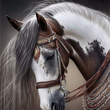 Pferd 5d Diy Diamond Painting Diamant Malerei Set MJ9348