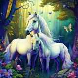Pferd 5d Diy Diamond Painting Diamant Malerei Set MJ9350