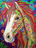 Pferd 5d Diy Diamond Painting Diamant Malerei Set MJ9395