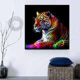 Leopard 5d Diy Diamond Painting Diamant Malerei Set MJ9417