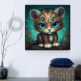 Leopard 5d Diy Diamond Painting Diamant Malerei Set MJ9420