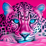 Leopard 5d Diy Diamond Painting Diamant Malerei Set MJ9422