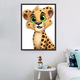 Leopard 5d Diy Diamond Painting Diamant Malerei Set MJ9435