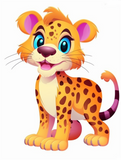 Leopard 5d Diy Diamond Painting Diamant Malerei Set MJ9436