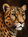 Leopard 5d Diy Diamond Painting Diamant Malerei Set MJ9443