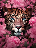 Leopard 5d Diy Diamond Painting Diamant Malerei Set MJ9444