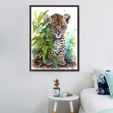 Leopard 5d Diy Diamond Painting Diamant Malerei Set MJ9446
