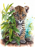 Leopard 5d Diy Diamond Painting Diamant Malerei Set MJ9446