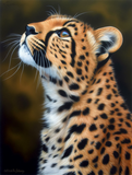 Leopard 5d Diy Diamond Painting Diamant Malerei Set MJ9450