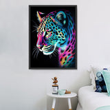 Leopard 5d Diy Diamond Painting Diamant Malerei Set MJ9452