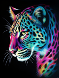 Leopard 5d Diy Diamond Painting Diamant Malerei Set MJ9452