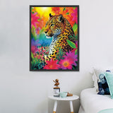 Leopard 5d Diy Diamond Painting Diamant Malerei Set MJ9453