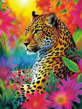 Leopard 5d Diy Diamond Painting Diamant Malerei Set MJ9453