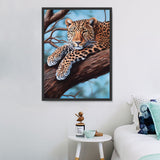 Leopard 5d Diy Diamond Painting Diamant Malerei Set MJ9456