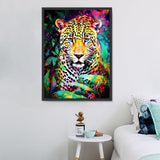 Leopard 5d Diy Diamond Painting Diamant Malerei Set MJ9459
