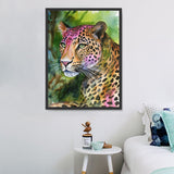 Leopard 5d Diy Diamond Painting Diamant Malerei Set MJ9462