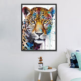 Leopard 5d Diy Diamond Painting Diamant Malerei Set MJ9467