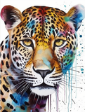 Leopard 5d Diy Diamond Painting Diamant Malerei Set MJ9467