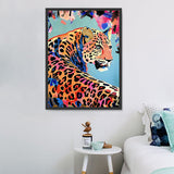 Leopard 5d Diy Diamond Painting Diamant Malerei Set MJ9468