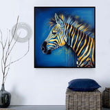 Zebra 5d Diy Diamond Painting Diamant Malerei Set MJ9477