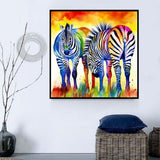 Zebra 5d Diy Diamond Painting Diamant Malerei Set MJ9478