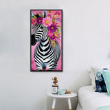 Zebra 5d Diy Diamond Painting Diamant Malerei Set MJ9480