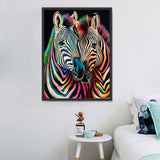 Zebra 5d Diy Diamond Painting Diamant Malerei Set MJ9485