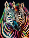 Zebra 5d Diy Diamond Painting Diamant Malerei Set MJ9485