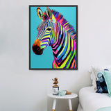 Zebra 5d Diy Diamond Painting Diamant Malerei Set MJ9490