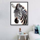 Zebra 5d Diy Diamond Painting Diamant Malerei Set MJ9493