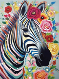 Zebra 5d Diy Diamond Painting Diamant Malerei Set MJ9494