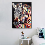 Zebra 5d Diy Diamond Painting Diamant Malerei Set MJ9495