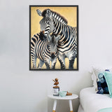 Zebra 5d Diy Diamond Painting Diamant Malerei Set MJ9498