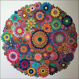 Mandala 5d Diy Diamond Painting Diamant Malerei Set MJ9502