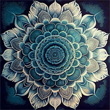 Mandala 5d Diy Diamond Painting Diamant Malerei Set MJ9504