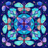 Mandala 5d Diy Diamond Painting Diamant Malerei Set MJ9508