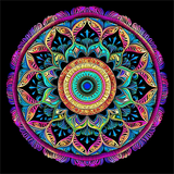 Mandala 5d Diy Diamond Painting Diamant Malerei Set MJ9511