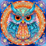 Mandala 5d Diy Diamond Painting Diamant Malerei Set MJ9518