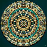 Mandala 5d Diy Diamond Painting Diamant Malerei Set MJ9521