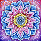 Mandala 5d Diy Diamond Painting Diamant Malerei Set MJ9522