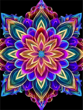 Mandala 5d Diy Diamond Painting Diamant Malerei Set MJ9524