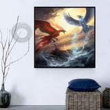 Phönix 5d Diy Diamond Painting Diamant Malerei Set MJ9566