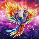 Phönix 5d Diy Diamond Painting Diamant Malerei Set MJ9568
