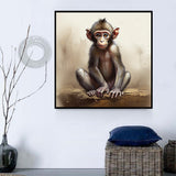 Affe 5d Diy Diamond Painting Diamant Malerei Set MJ9596