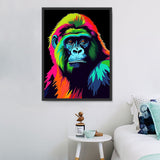 Affe 5d Diy Diamond Painting Diamant Malerei Set MJ9604