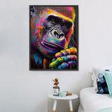Affe 5d Diy Diamond Painting Diamant Malerei Set MJ9610