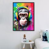 Affe 5d Diy Diamond Painting Diamant Malerei Set MJ9611