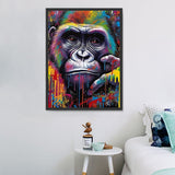 Affe 5d Diy Diamond Painting Diamant Malerei Set MJ9616