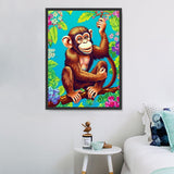 Affe 5d Diy Diamond Painting Diamant Malerei Set MJ9619